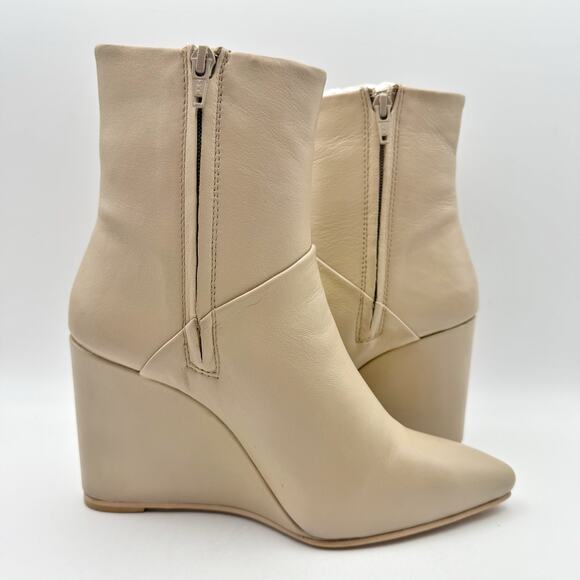 Seychelles Womens Only Girl Wedge Ankle Boots US 6 Tan Leather NIB - Picture 5 of 13